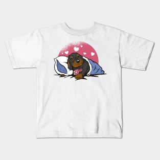 Cute Sussage Dog Kids T-Shirt